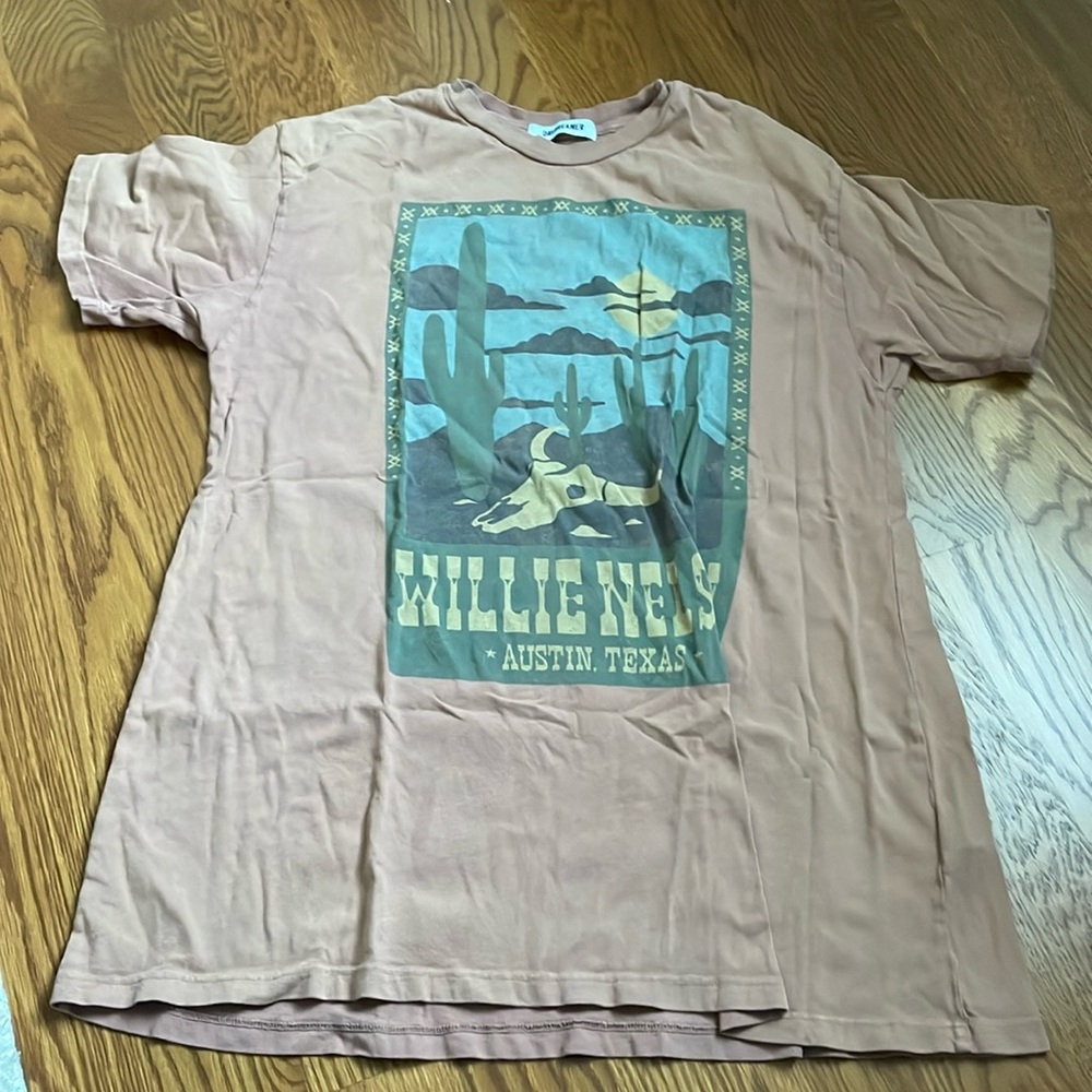 Daydreamer Willie Nelson oversized shirt